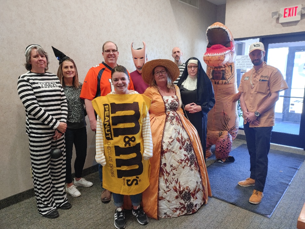 RCS team in Halloween costumes