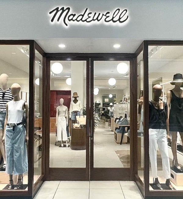 Madewell storefront